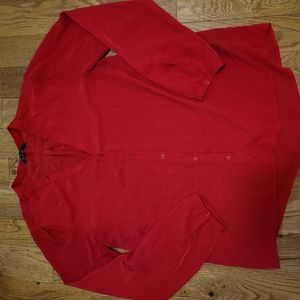Tommy Hilfiger Red Blouse Large